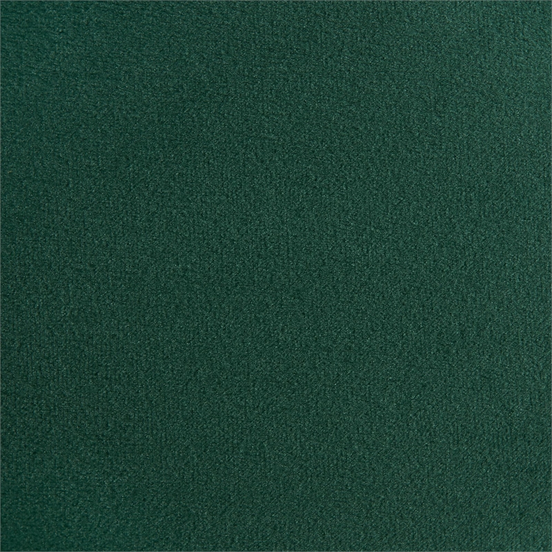Maklaine Modern Velvet Tufted Storage Ottoman in Green Finish