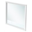 Maklaine Transitional Engineered Wood/Wood Veneers Mirror in White