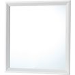 Maklaine Transitional Engineered Wood/Wood Veneers Mirror in White