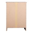 Maklaine Engineered Wood 1-Drawer Bedroom Nightstand in Wenge