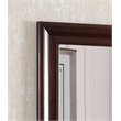 Maklaine Transitional Engineered Wood Mirror in Cappuccino Finish