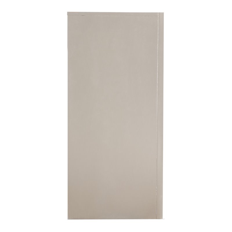 Maklaine Modern Wood 6-Drawer TV Stand in Silver Champagne