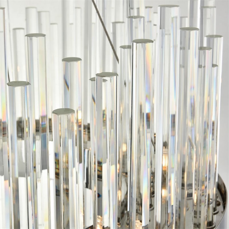 Maklaine 14 Light Royal Cut Crystal Chandelier in Chrome Finish