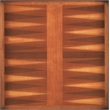 Maklaine Modern / Contemporary Multi-Game Card Table - Cherry Brown