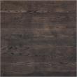 Maklaine Rustic Oak Wood Trestle Base Dining Table In Dark Brown
