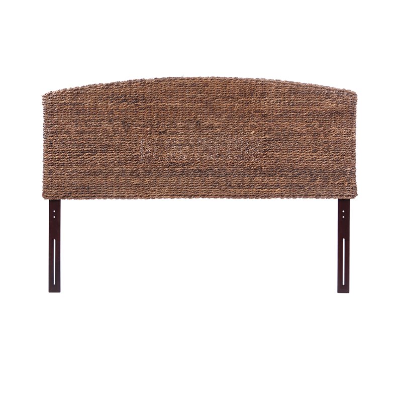 Maklaine Banana Leaf Honey/Dark Brown Headboard Rectangular 78.5