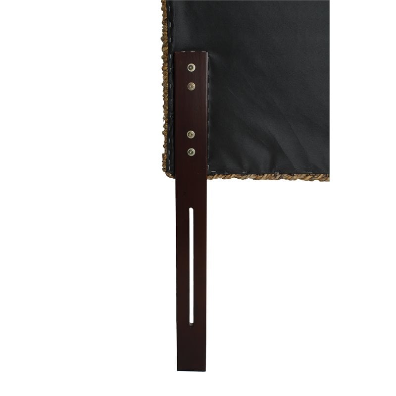 Maklaine Banana Leaf Honey/Dark Brown Headboard Rectangular 78.5