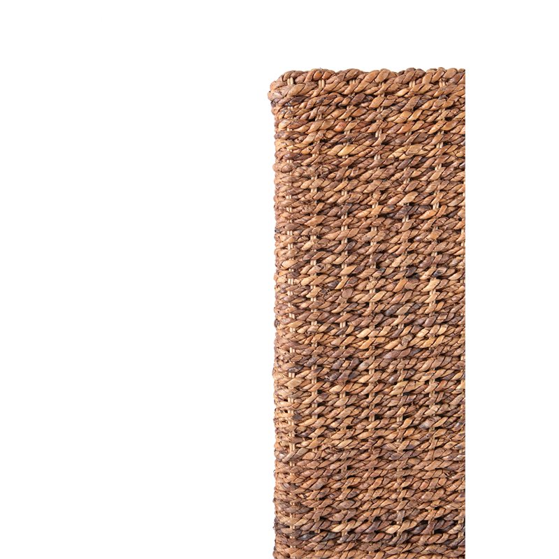 Maklaine Banana Leaf Honey Dark Brown Headboard Rectangular 62.5