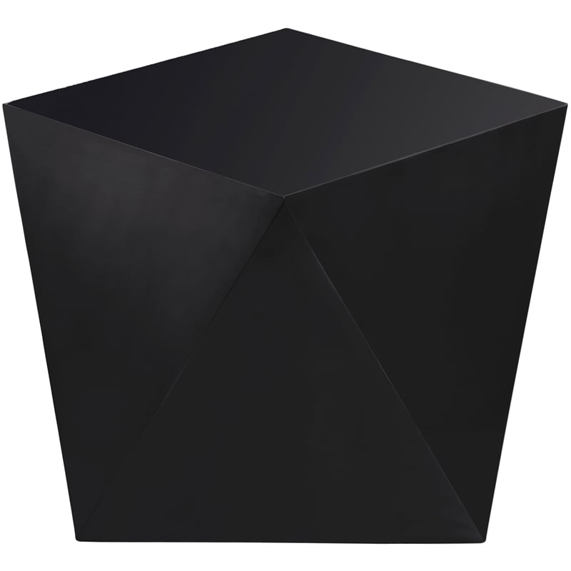 Maklaine Contemporary 19.5''H x 20''W x 20''D Diamond Shaped Steel End Table