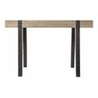Maklaine Transitional Engineered Wood Multipurpose Desk in Natural / Black