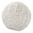Maklaine Transitional Round Pendant Lamp Shade in White Washed