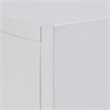 Maklaine Transitional Stainless Steel Electric Fireplace in Gray