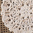 Maklaine Transitional Wall Decor Panel in Natural / Distressed White
