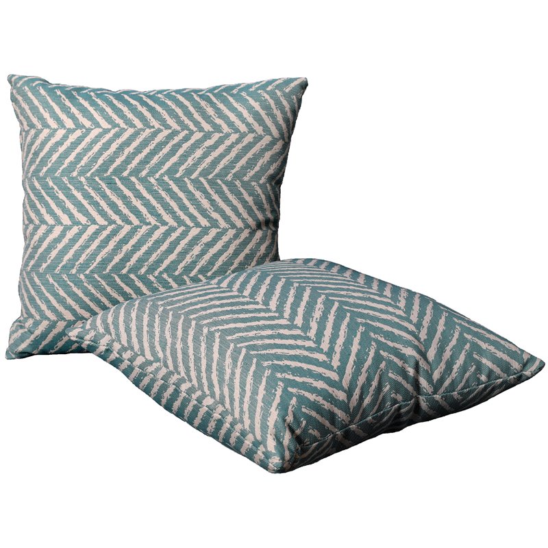 Maklaine Polyester Fabric Sectional Sofa with Ottoman-Dark Gray
