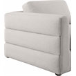 Maklaine Contemporary Beige Durable Linen Textured Fabric Modular Sectional