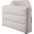 Maklaine Contemporary Beige Durable Linen Textured Fabric Modular Sectional