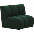 Maklaine Modern / Contemporary Green Boucle Fabric Modular Chair