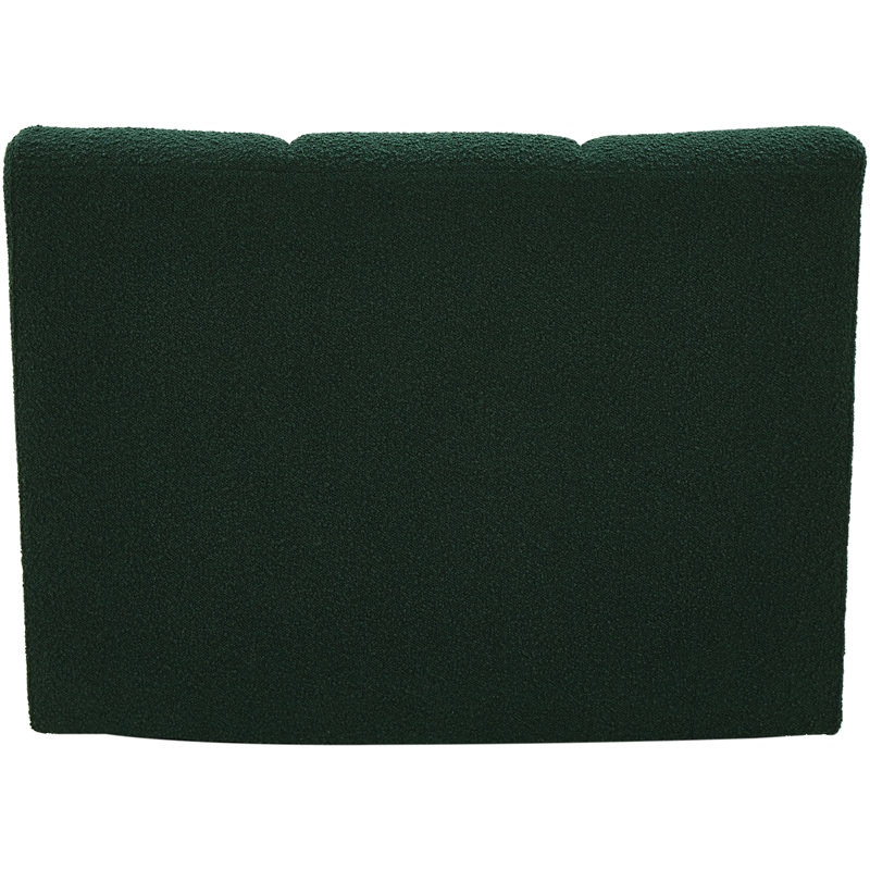 Maklaine Modern / Contemporary Green Boucle Fabric Modular Chair