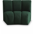 Maklaine Modern / Contemporary Green Boucle Fabric Modular Chair