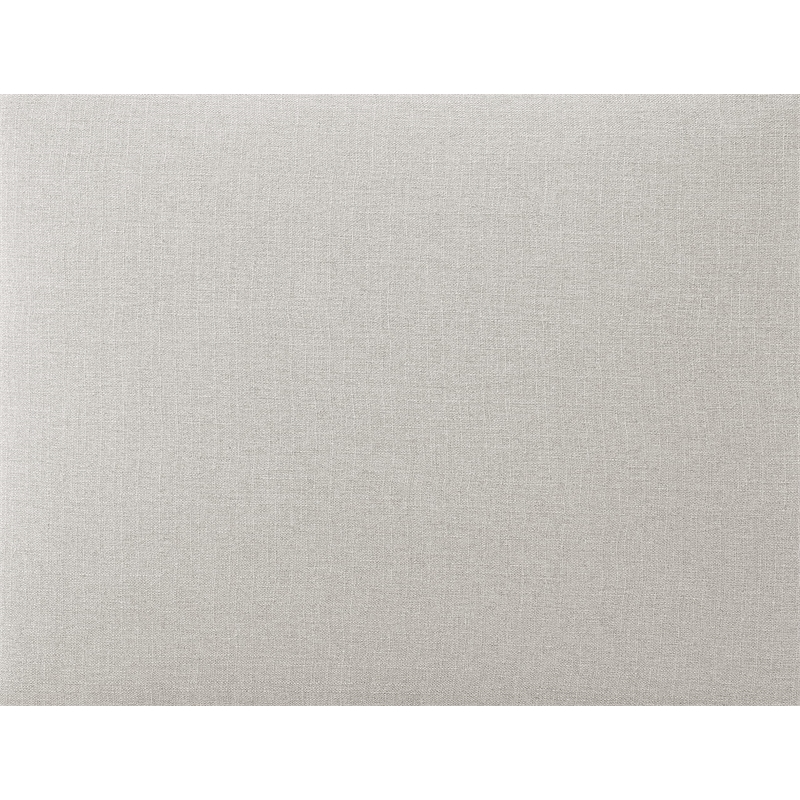 Maklaine Contemporary Beige Durable Linen Textured Fabric Armless