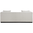 Maklaine Contemporary Beige Finish Linen Textured Fabic Sofa