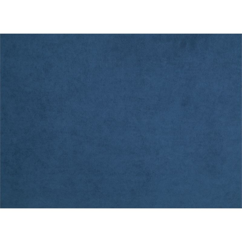 Maklaine Contemporary Velvet Modular Sectional in Navy Finish