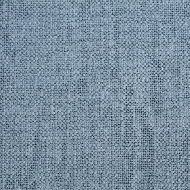 Maklaine Contemporary Light Blue Linen Textured Fabric Full Bed