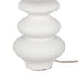 Maklaine Modern Contemporary Cream Finish Textured Table Lamp