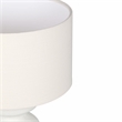 Maklaine Modern Contemporary Cream Finish Textured Table Lamp