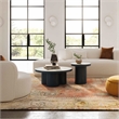 Maklaine Modern Contemporary Antique Silver Mirrored Side Table