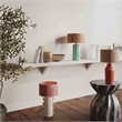 Maklaine Terracotta Natural Table Lamp