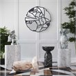 Maklaine Modern Contemporary White Marble Finish Short Side Table
