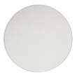 Maklaine Concrete White Dining Table Round Outdoor Safe Minor Assembly Required