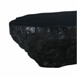 Maklaine Concrete Black Coffee Table Rectangular Handmade Outdoor-Safe Unassembled