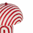 Maklaine Papier Mache Red Table Lamp
