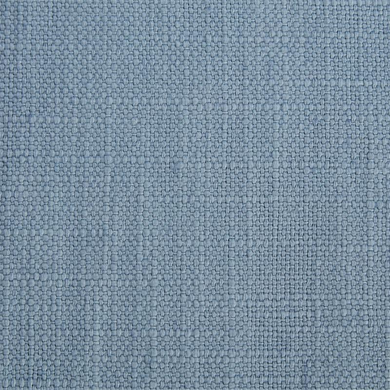 Maklaine Contemporary Light Blue Linen Textured Fabric Queen Bed
