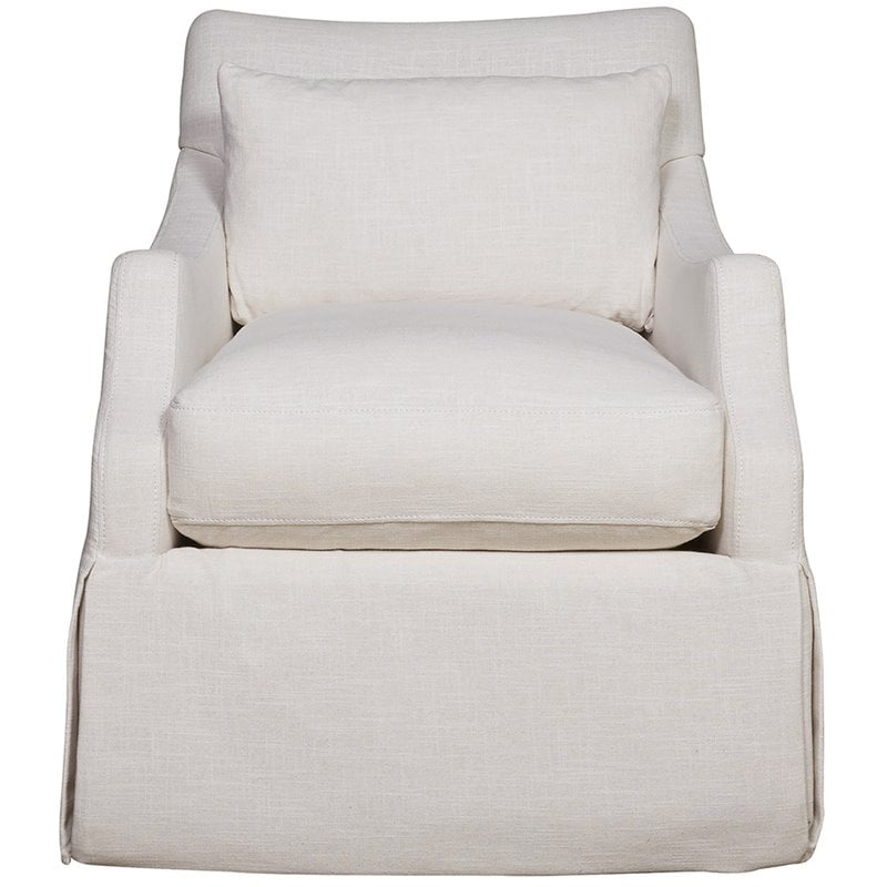 Maklaine Set of 2 Polyester & Cotton Accent Chair in Paxton Sand