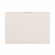 Maklaine Transitional Solid Wood 2-Drawers Motif Taupe Nightstand
