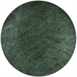 Maklaine Contemporary Green Handcrafted Genuine Marble Dining Table