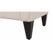 Maklaine Contemporary Tufted Roll Arm Storage Bench Sky Neutral