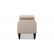 Maklaine Contemporary Tufted Roll Arm Storage Bench Sky Neutral