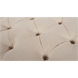 Maklaine Contemporary Tufted Roll Arm Storage Bench Sky Neutral