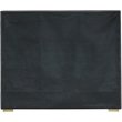 Maklaine Gray Velvet Full Bed with Gold/Chrome Legs Included
