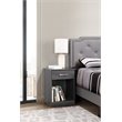 Maklaine Modern / Contemporary 1 Drawer RTA Nightstand in Gray