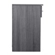 Maklaine Modern / Contemporary 1 Drawer RTA Nightstand in Gray