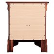 Maklaine Contemporary 2 Drawer Nightstand in Cherry - Fully Assembled