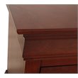Maklaine Contemporary 2 Drawer Nightstand in Cherry - Fully Assembled