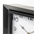 Maklaine Modern / Contemporary Black Metal Square Table Clock