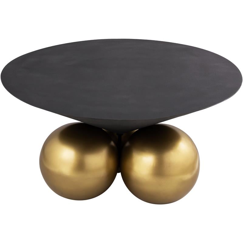 Maklaine Modern / Contemporary Cement Textured Top Coffee Table