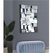 Maklaine Modern / Contemporary Geometric Designed Glass Mirror